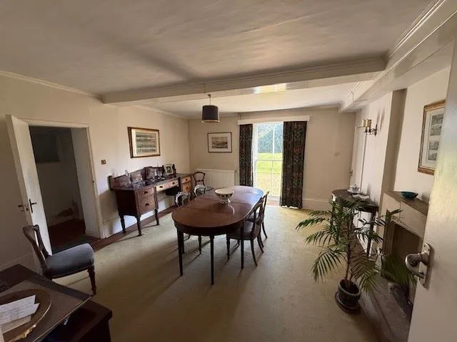REFURBISHMENT/REDEVELOPMENT: AVAILABLE NOW WITH ALL OFFERS UNDER AUCTION CONDITIONS CONSIDERED: A VACANT SUBSTANTIAL DETACHED PERIOD HOUSE WITH OUTBUILDINGS ON A 1.9 ACRE PLOT IN NEED OF RENOVATION  
