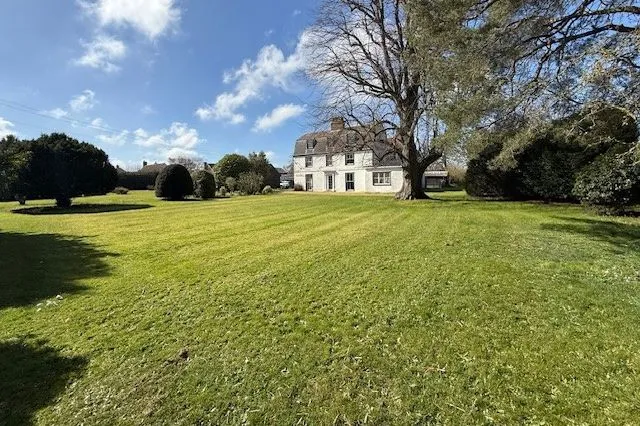 REFURBISHMENT/REDEVELOPMENT: AVAILABLE NOW WITH ALL OFFERS UNDER AUCTION CONDITIONS CONSIDERED: A VACANT SUBSTANTIAL DETACHED PERIOD HOUSE WITH OUTBUILDINGS ON A 1.9 ACRE PLOT IN NEED OF RENOVATION  