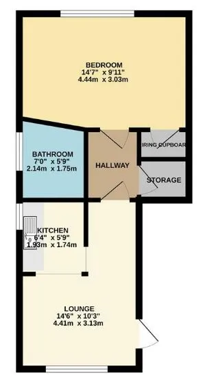 RESIDENTIAL INVESTMENT: A WELL PRESENTED VACANT GROUND FLOOR PURPOSE BUILT LEASEHOLD FLAT WITH COMMUNAL GARDEN AND ALLOCATED PARKING