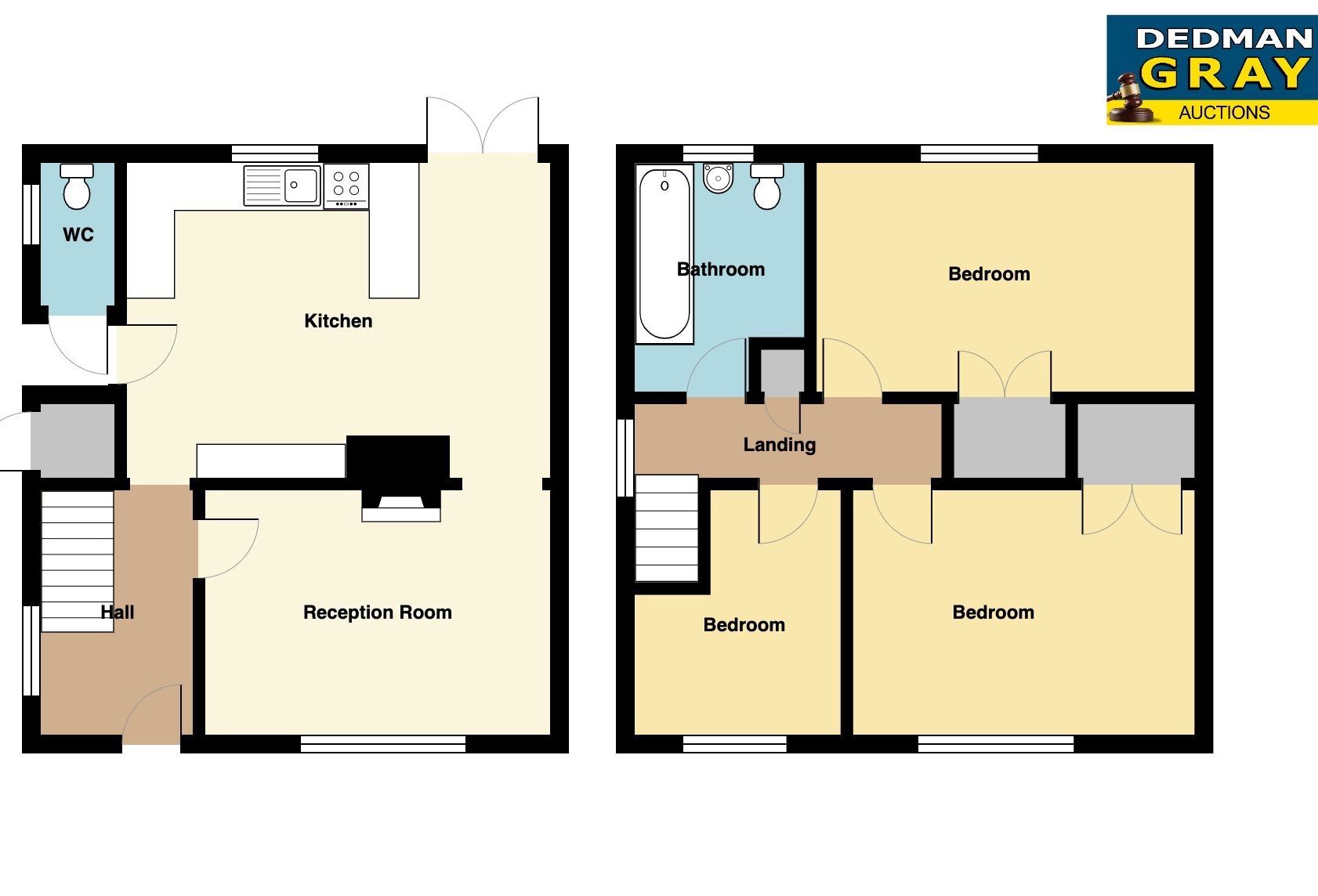RESIDENTIAL INVESTMENT: A VACANT FREEHOLD THREE BEDROOM END TERRACE HOUSE IN HAROLD HILL CLOSE TO A12 AND M25 IN NEED OF SOME REFURBISHMENT