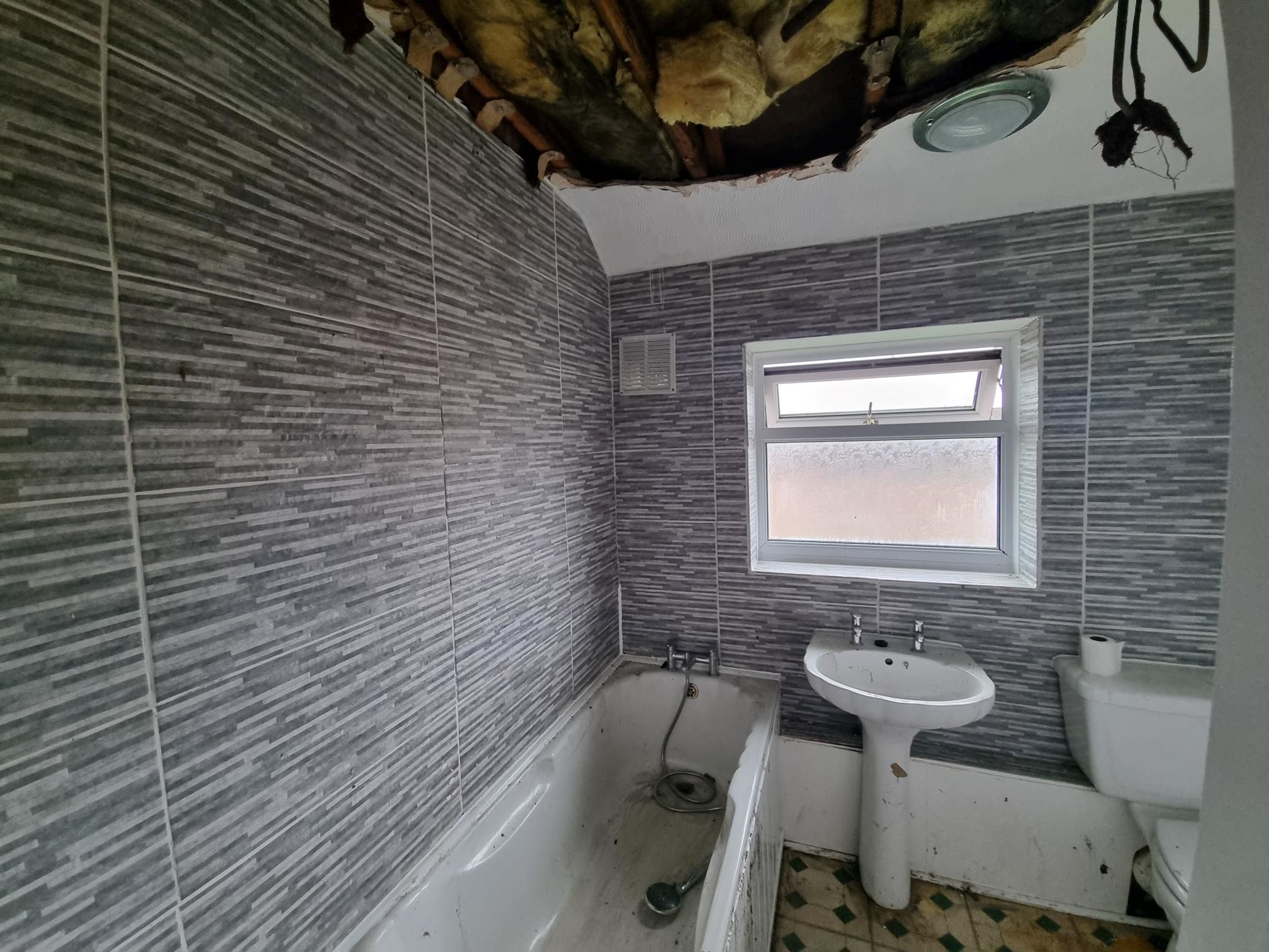 RESIDENTIAL INVESTMENT: A VACANT FREEHOLD THREE BEDROOM END TERRACE HOUSE IN HAROLD HILL CLOSE TO A12 AND M25 IN NEED OF SOME REFURBISHMENT