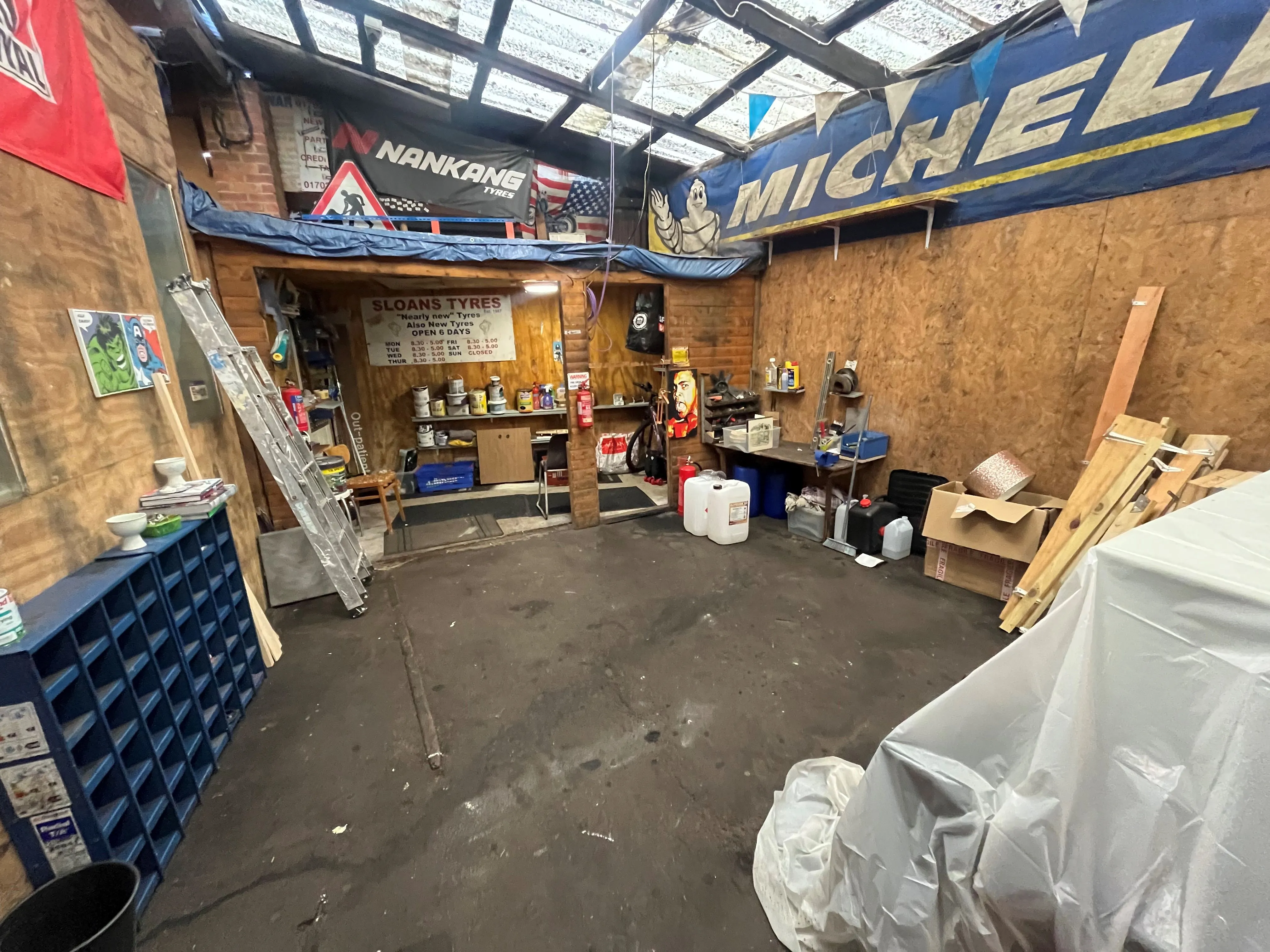 INVESTMENT/DEVELOPMENT: A FREEHOLD BUILDING OF 3 FLATS AND COMMERCIAL WORKSHOP WITH REAR YARD THAT BENEFITS FROM PLANNING PERMISSION