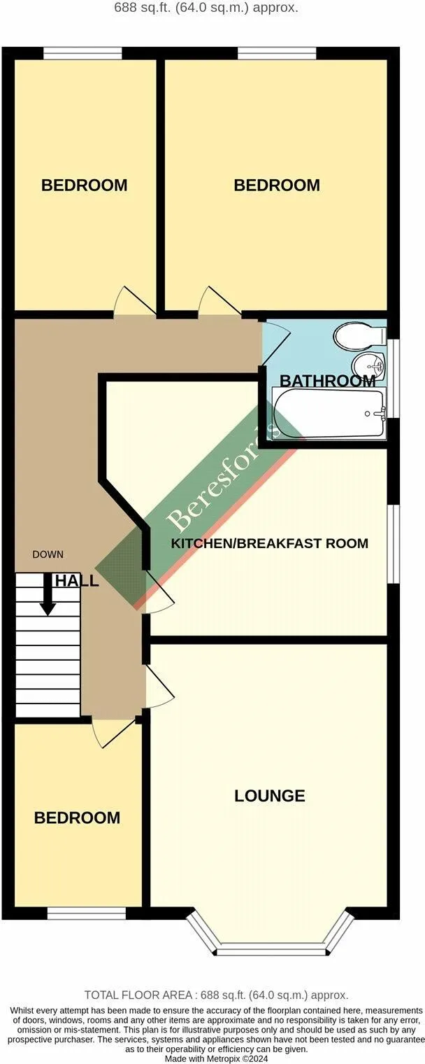 BUY TO LET INVESTMENT: A THREE BEDROOM FIRST FLOOR MAISONETTE WITH TENANT IN OCCUPATION PRODUCING AN INCOME OF  £20,400 PER ANNUM
