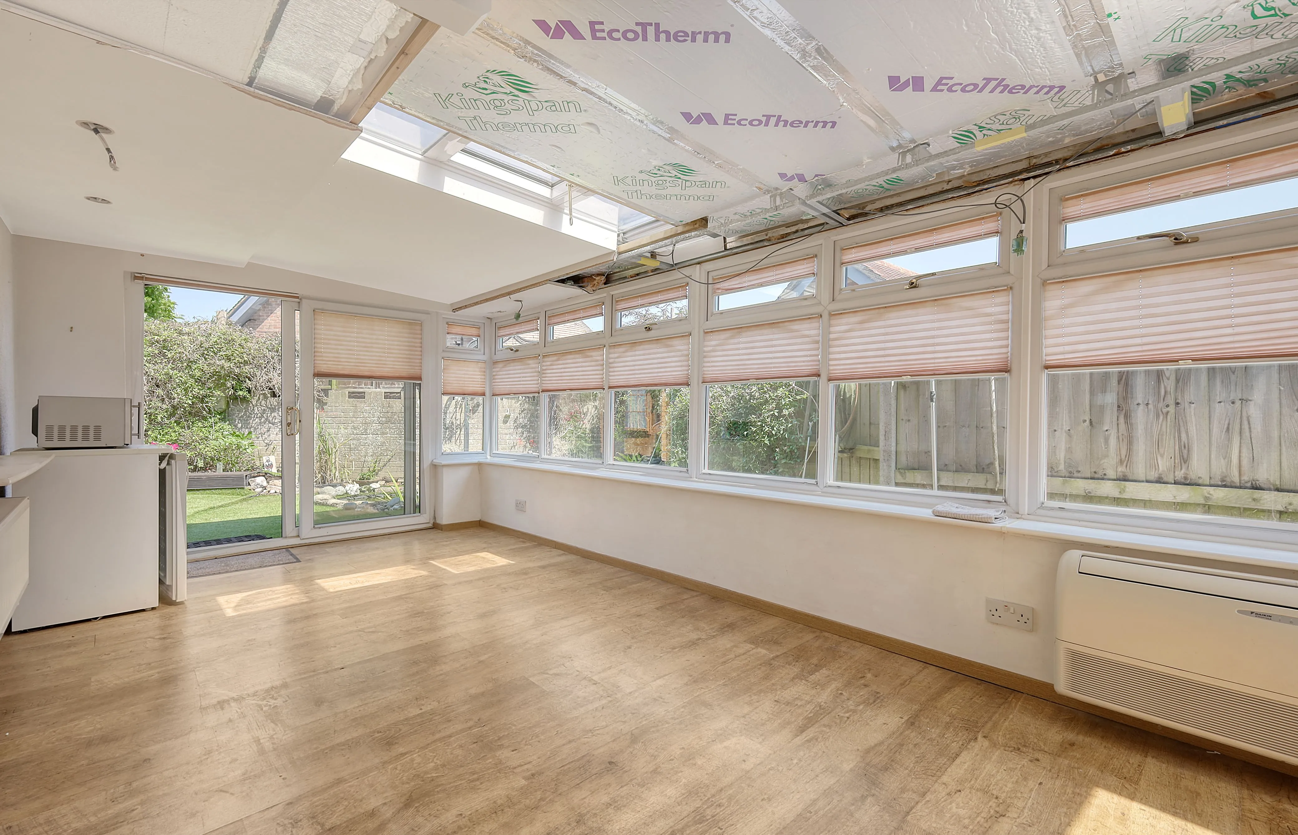 REFURBISHMENT OPPORTUNITY: A VACANT FREEHOLD DETACHED TIMBER FRAMED BUNGALOW IN A POPULAR VILLAGE IN NEED OF MODERNISATION AND IMPROVEMENT 