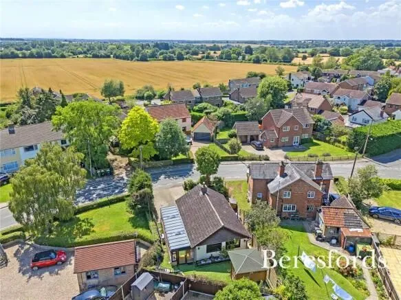 REFURBISHMENT OPPORTUNITY: A VACANT FREEHOLD DETACHED TIMBER FRAMED BUNGALOW IN A POPULAR VILLAGE IN NEED OF MODERNISATION AND IMPROVEMENT 