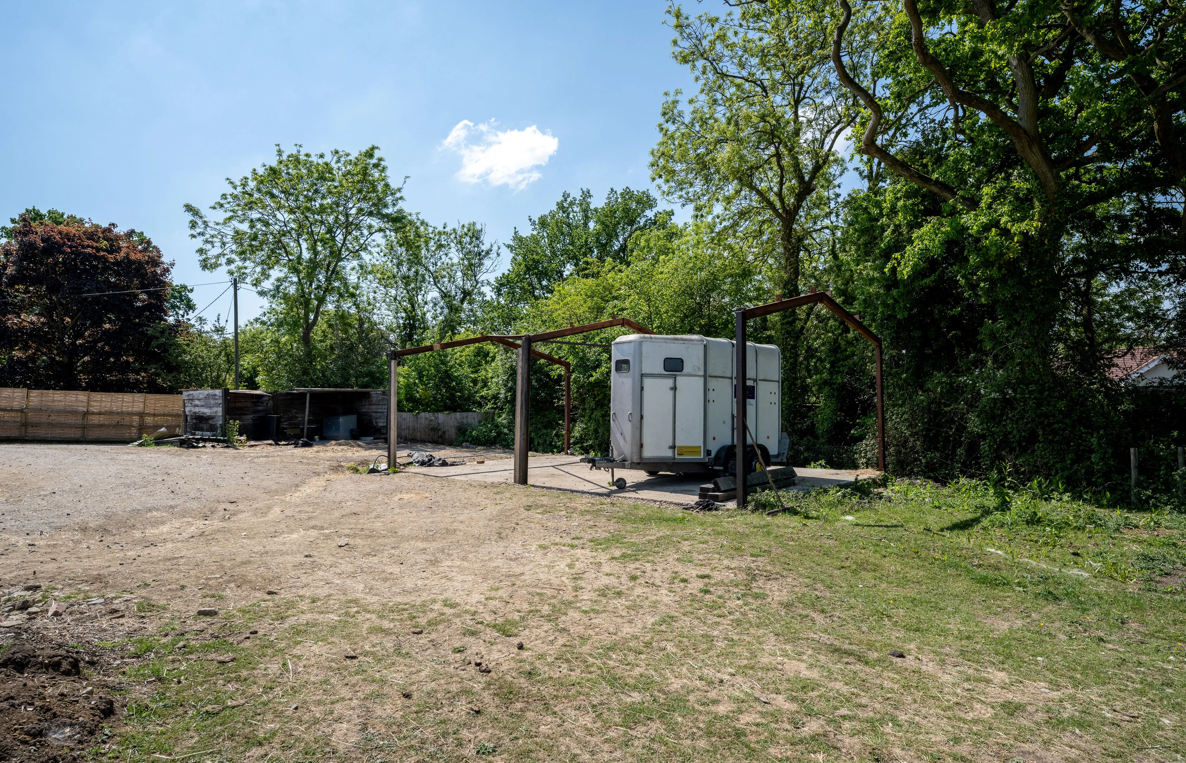 POTENTIAL DEVELOPMENT: A 2 ACRE PARCEL OF FREEHOLD LAND WITH ROAD ACCESS 1037 SQUARE FOOT BRICK BUILT BARN PLUS STRUCTURE FOR ADDITIONAL BUILDING