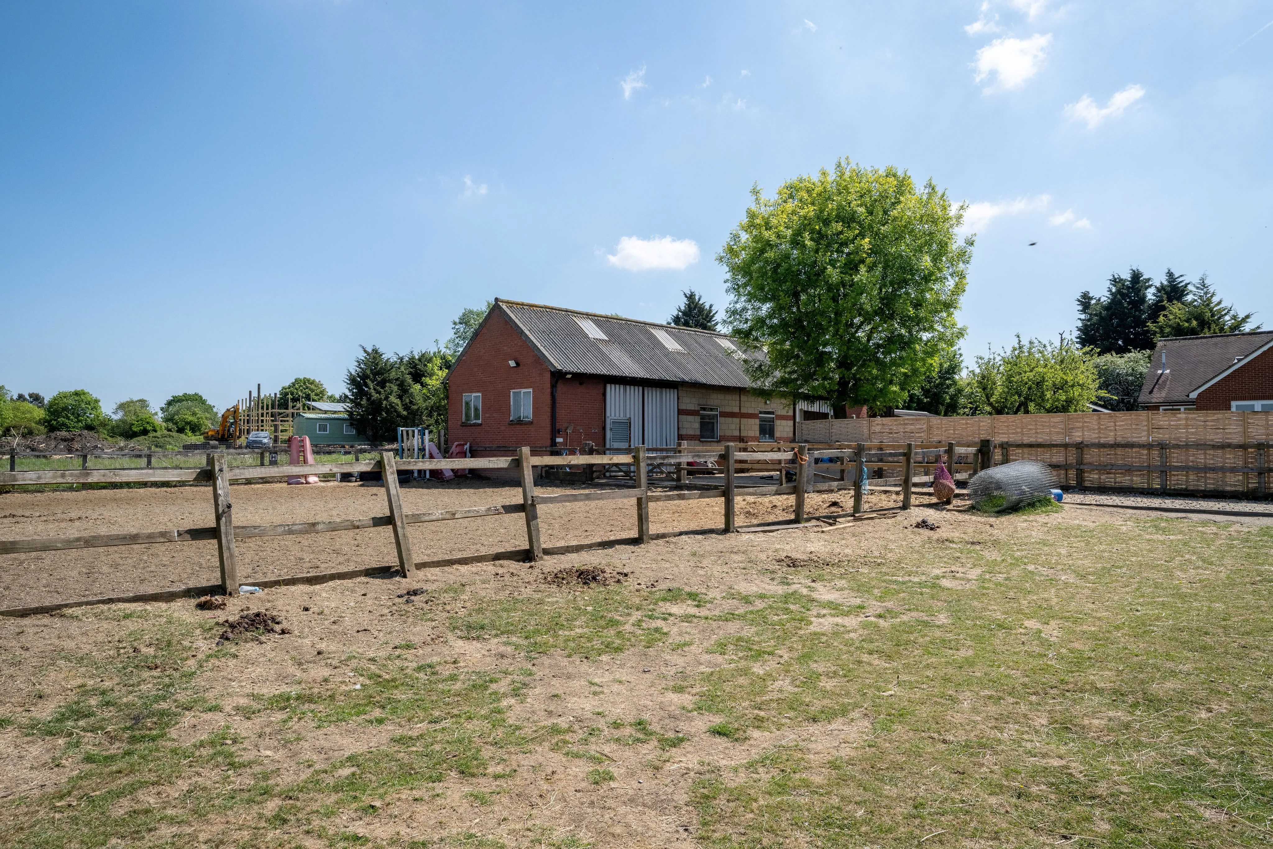 POTENTIAL DEVELOPMENT: A 2 ACRE PARCEL OF FREEHOLD LAND WITH ROAD ACCESS 1037 SQUARE FOOT BRICK BUILT BARN PLUS STRUCTURE FOR ADDITIONAL BUILDING