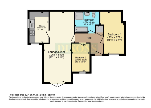 2 bed Bungalow