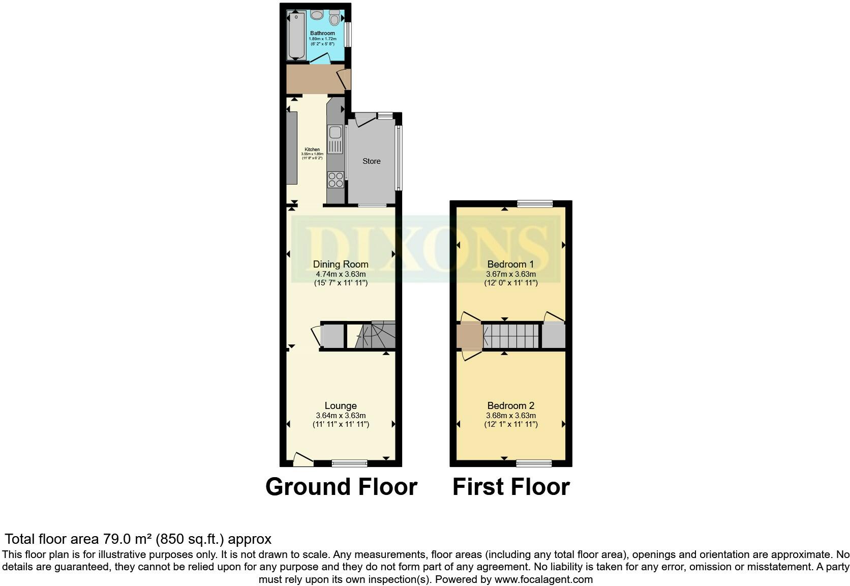 2 bed House