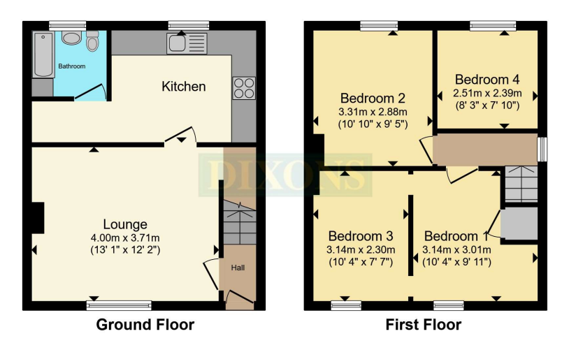 3 bed End of Terrace
