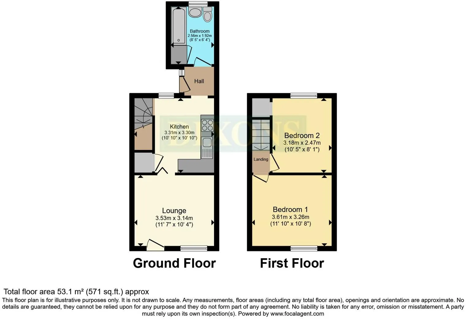 2 bed Terraced