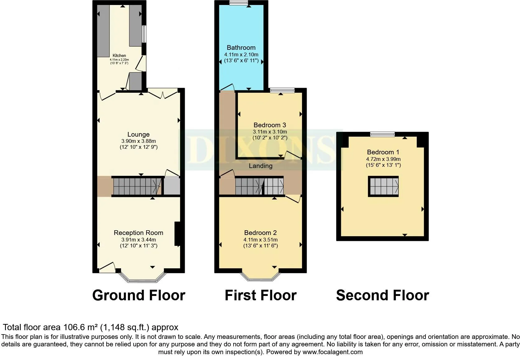 3 bed Terraced