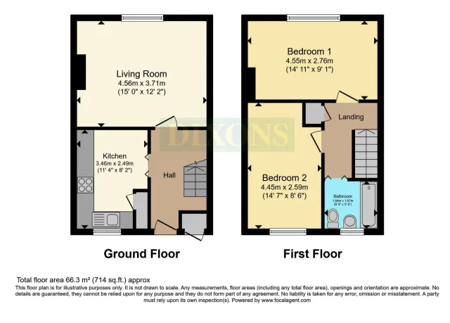 2 bed Maisonette