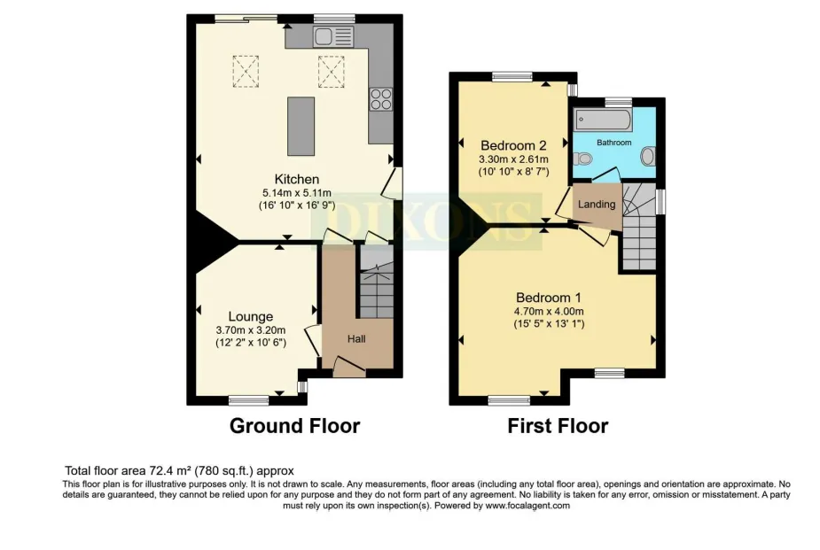 2 bed Semi-Detached