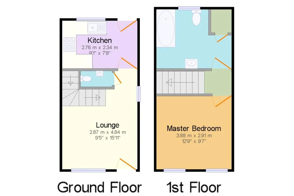 1 bed Character Property
