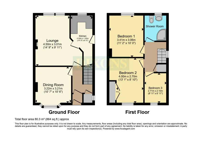 3 bed End of Terrace