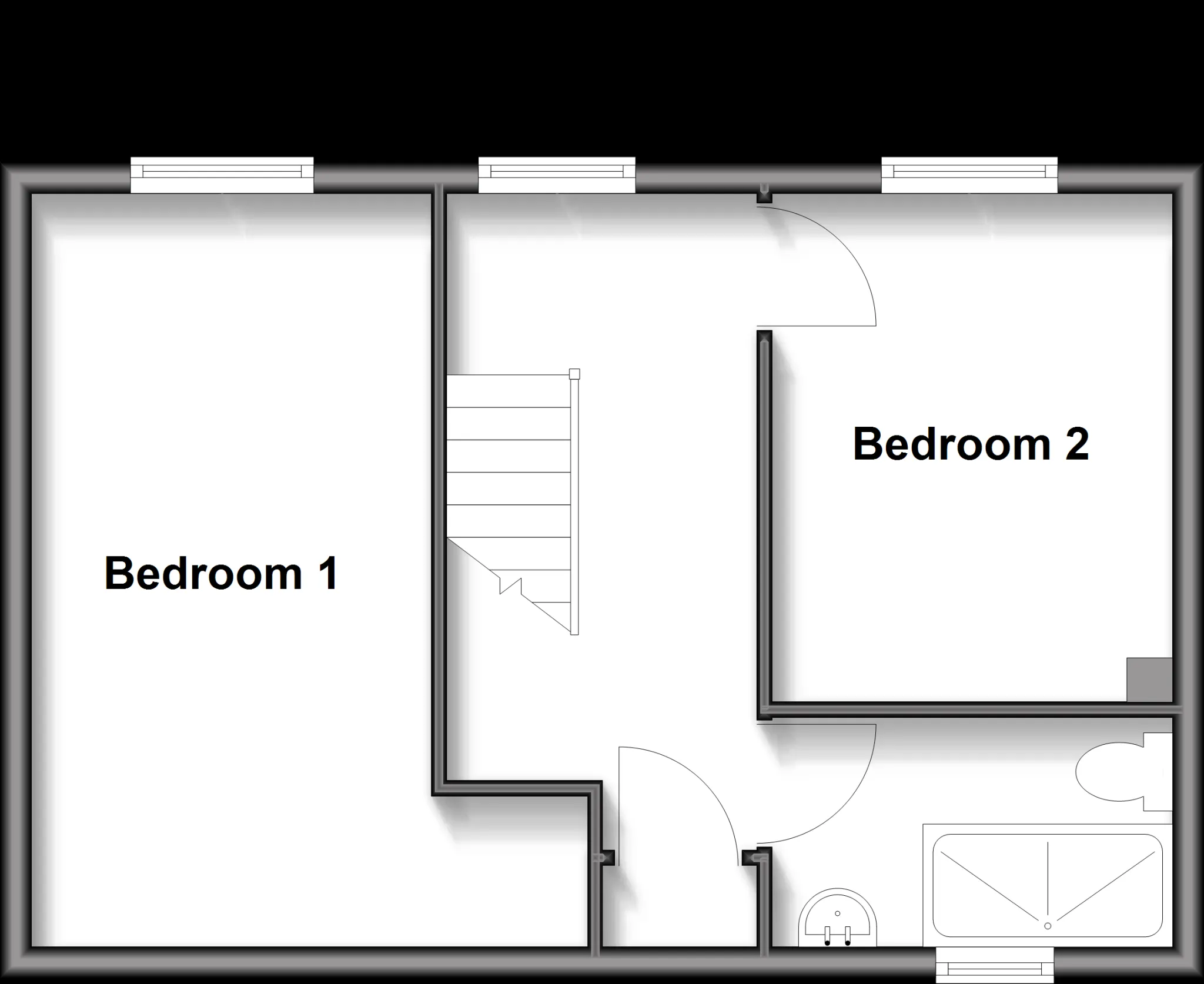 2 bed End of Terrace