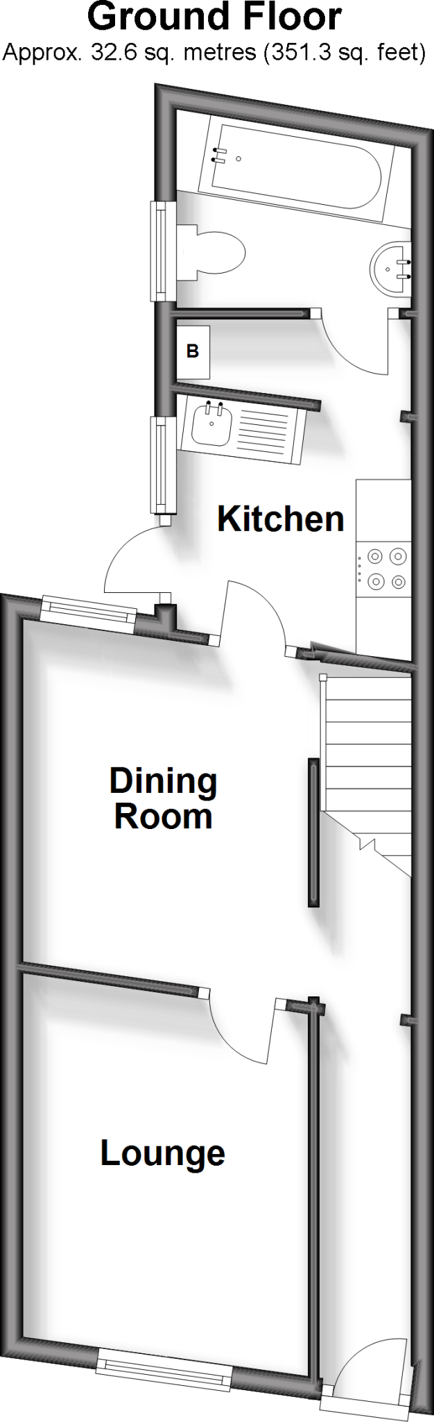 2 bed Terraced