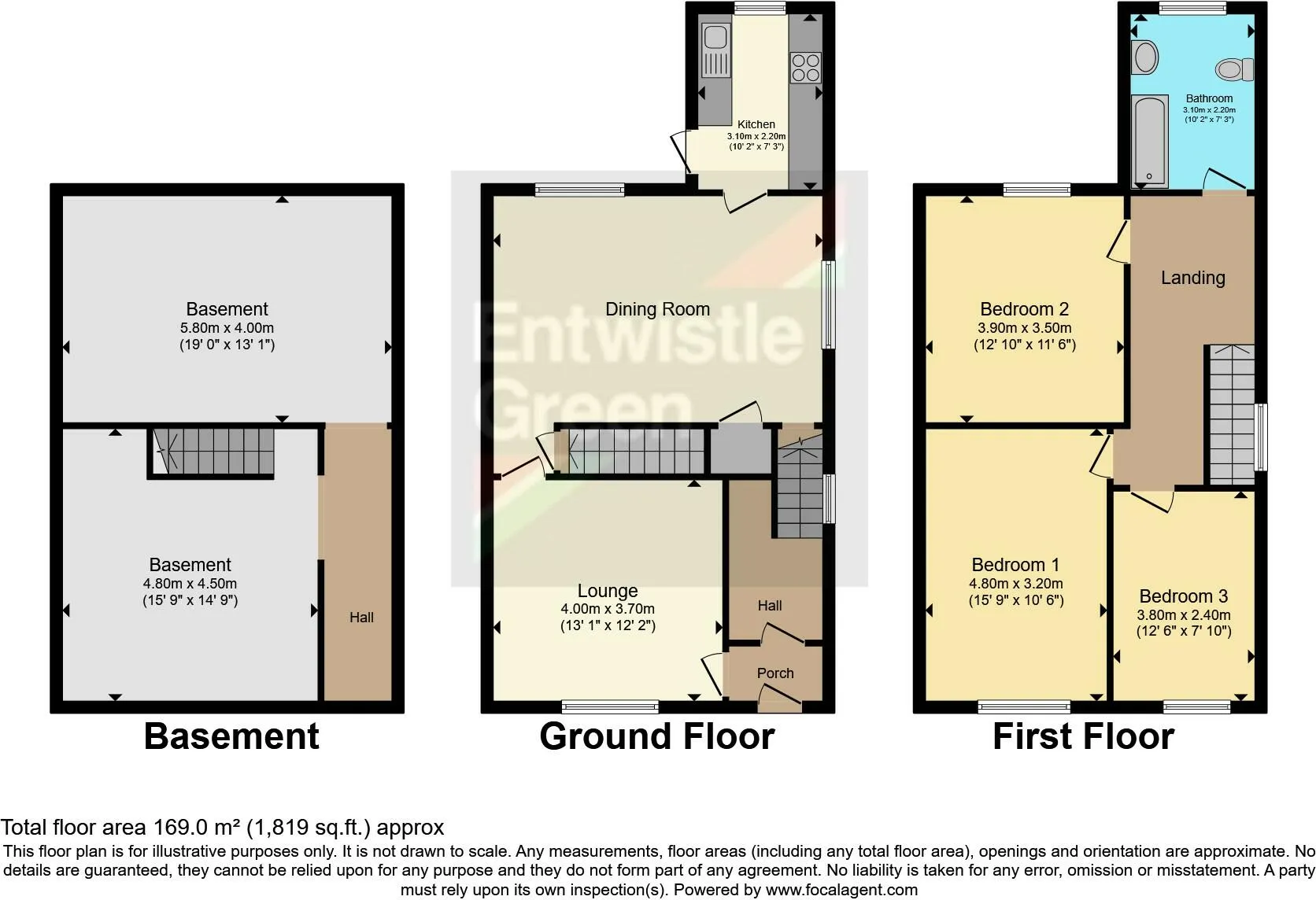 3 bed End of Terrace
