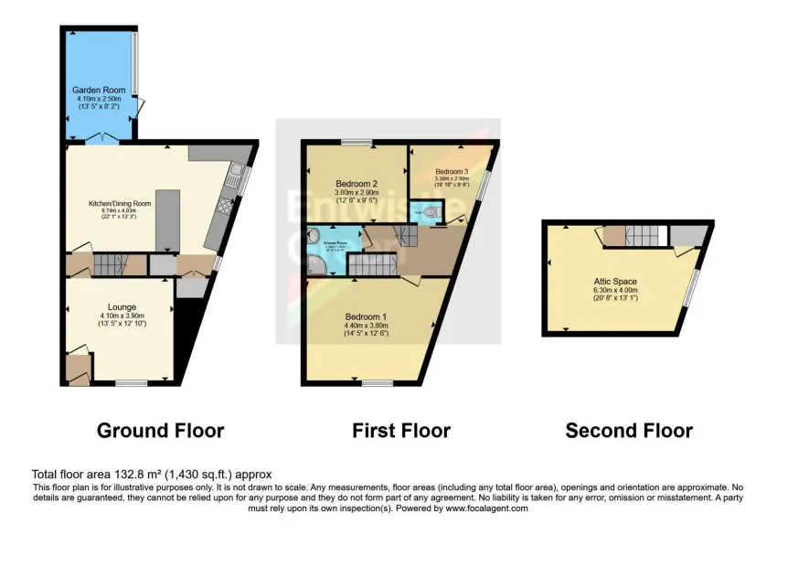 3 bed End of Terrace