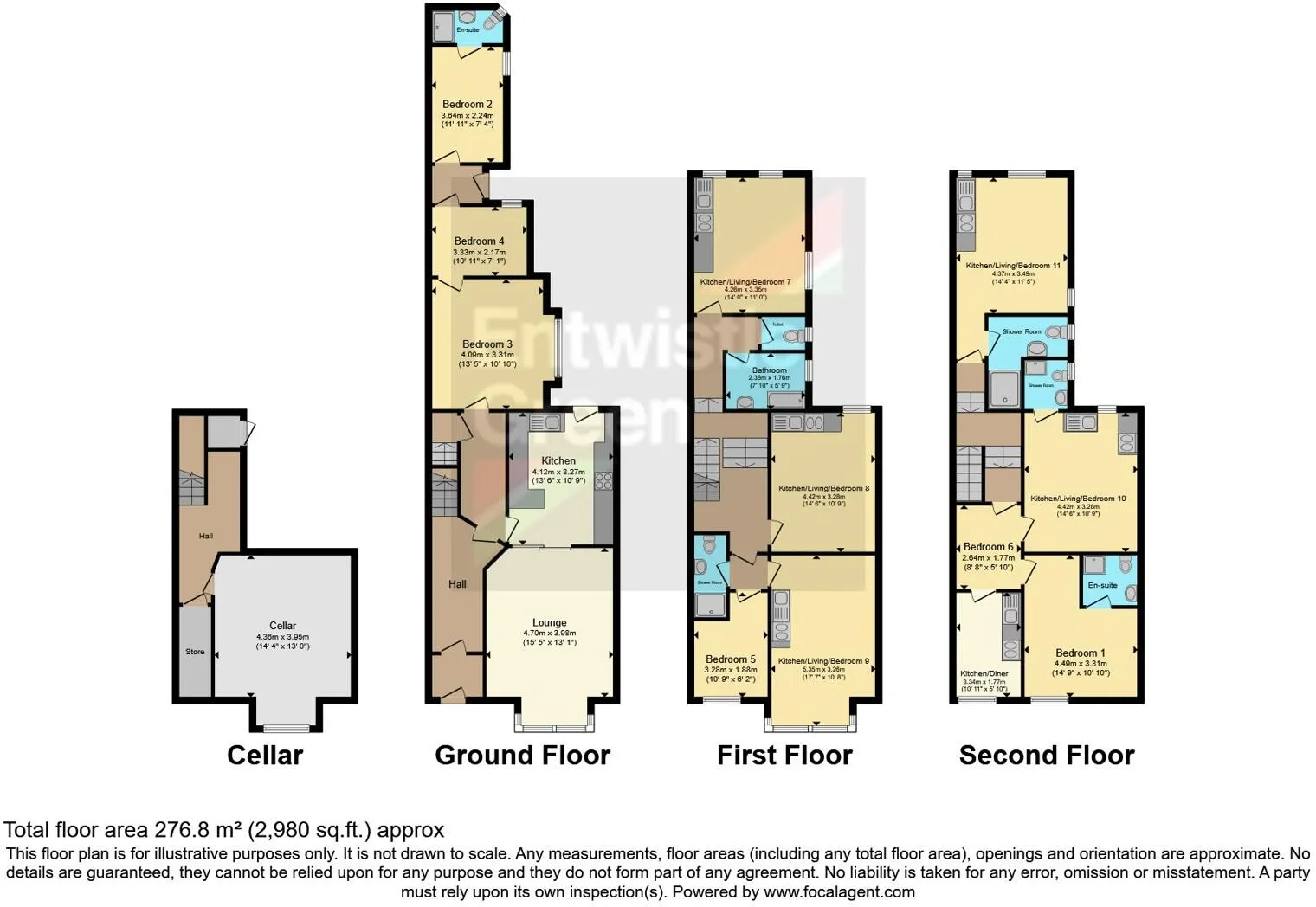 9 bed Apartment