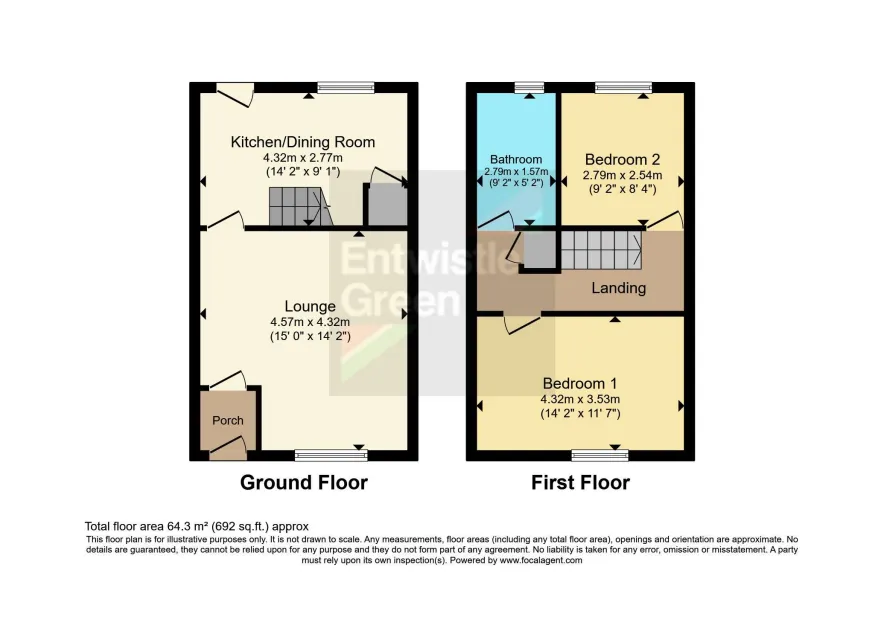 2 bed Terraced