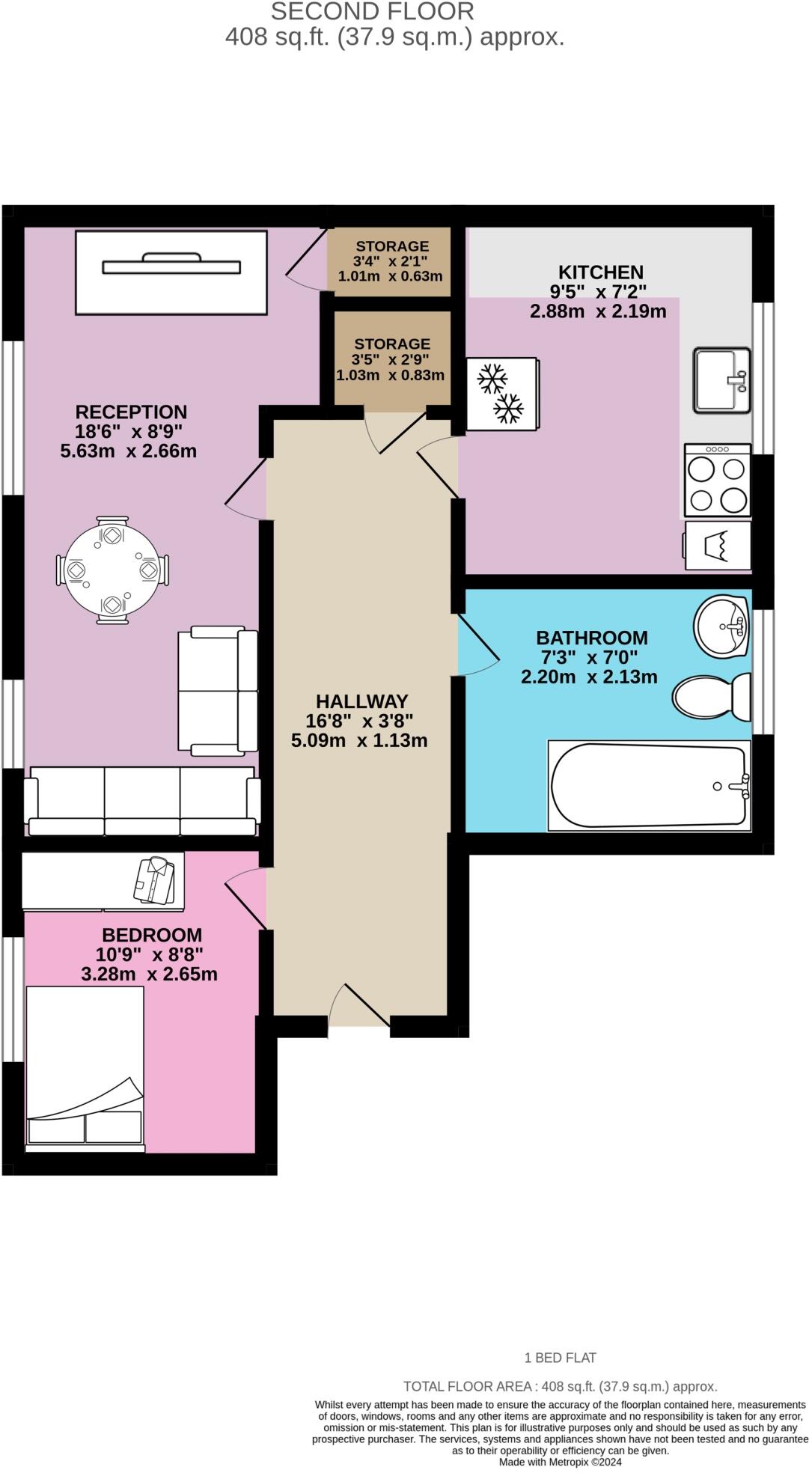 1 bed Apartment