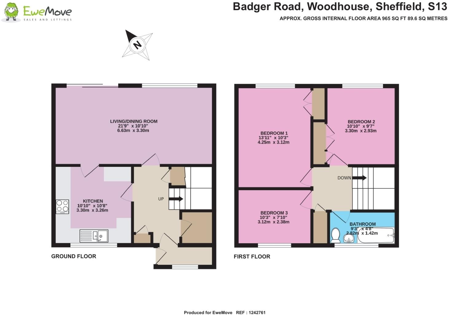 3 bed Semi-Detached