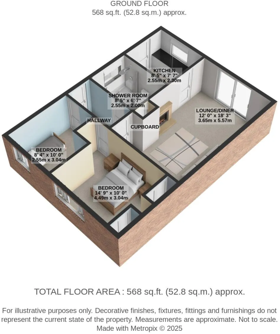 2 bed Semi-Detached Bungalow