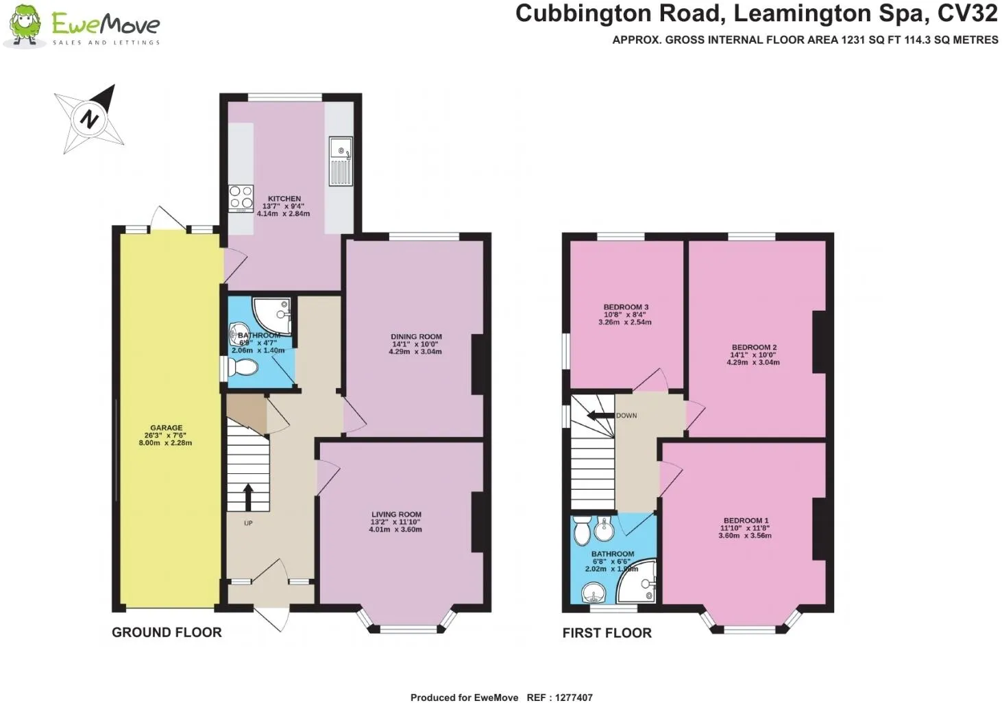 3 bed Semi-Detached