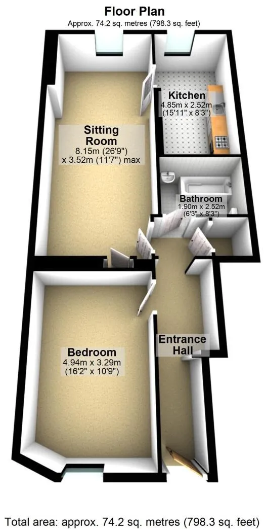 1 bed Apartment