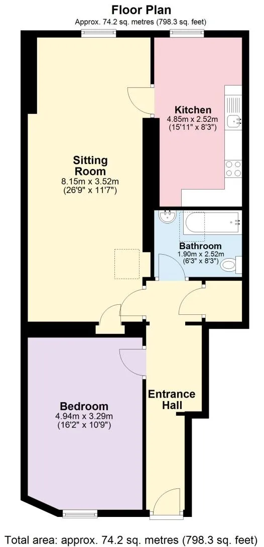1 bed Apartment