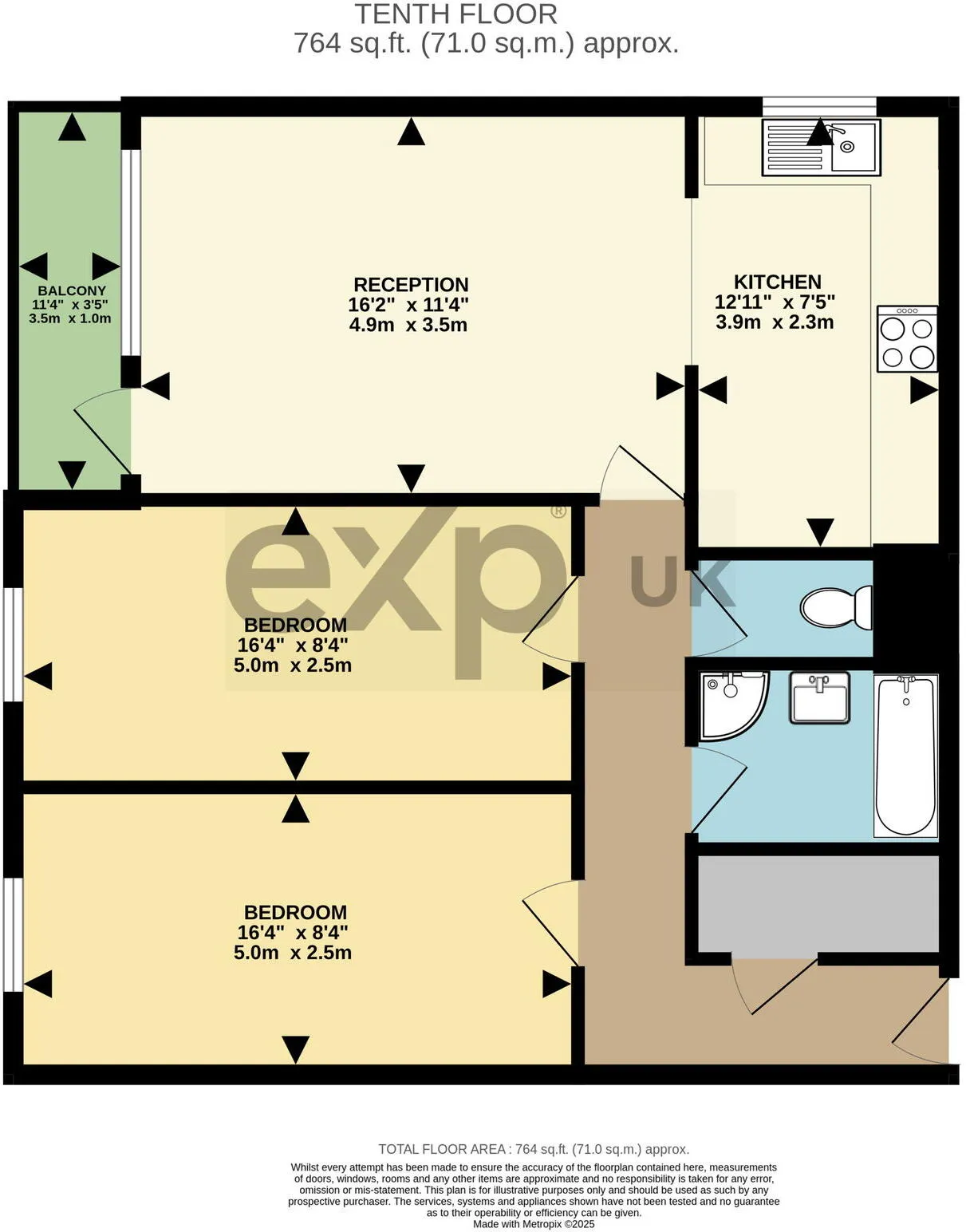 2 bed Block of Apartments
