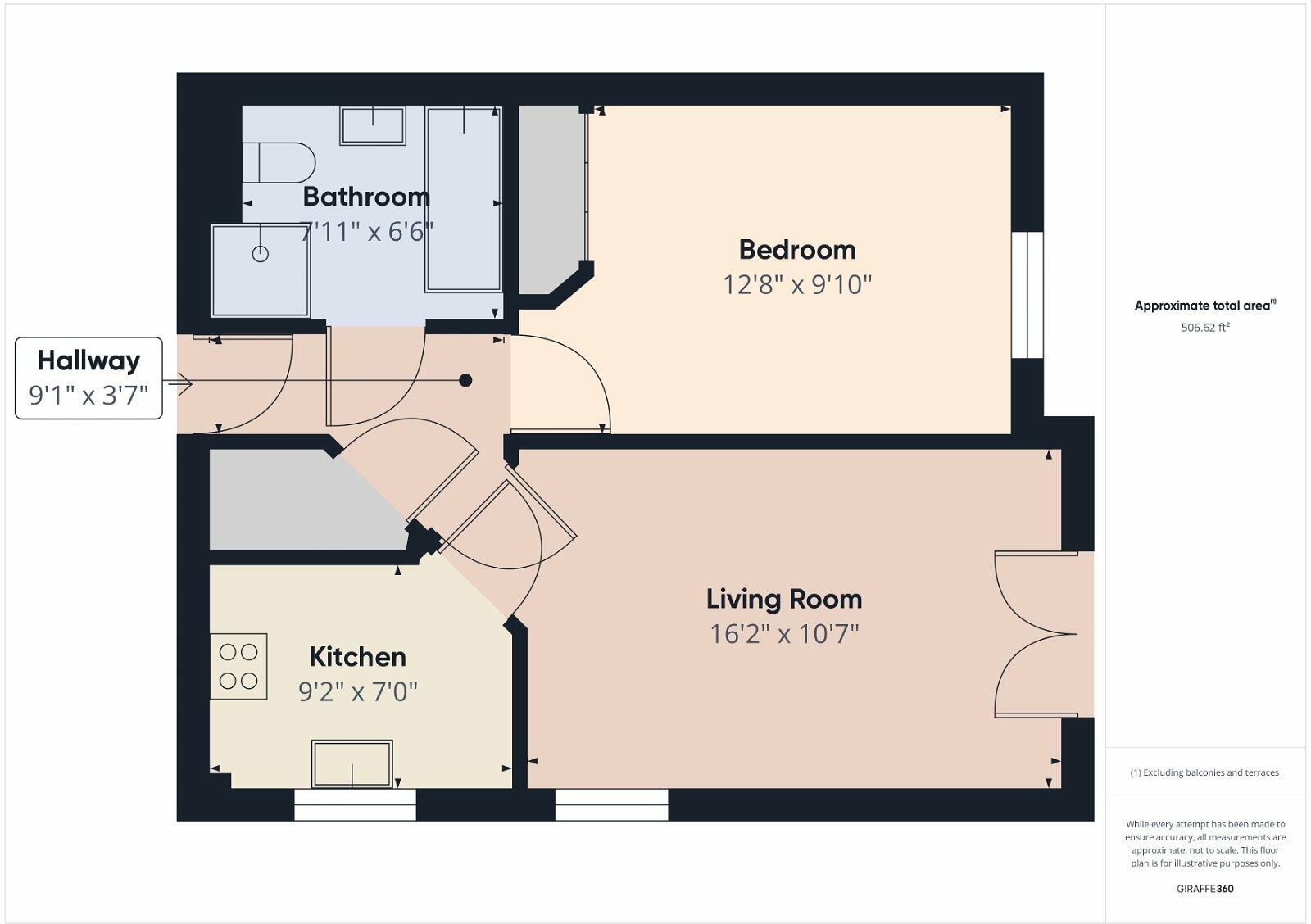 1 bed Apartment