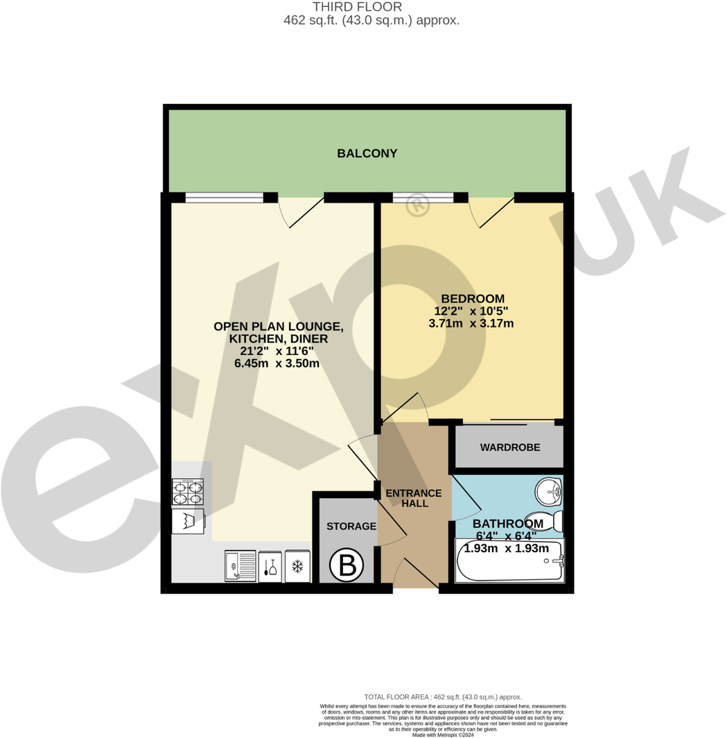 1 bed Apartment