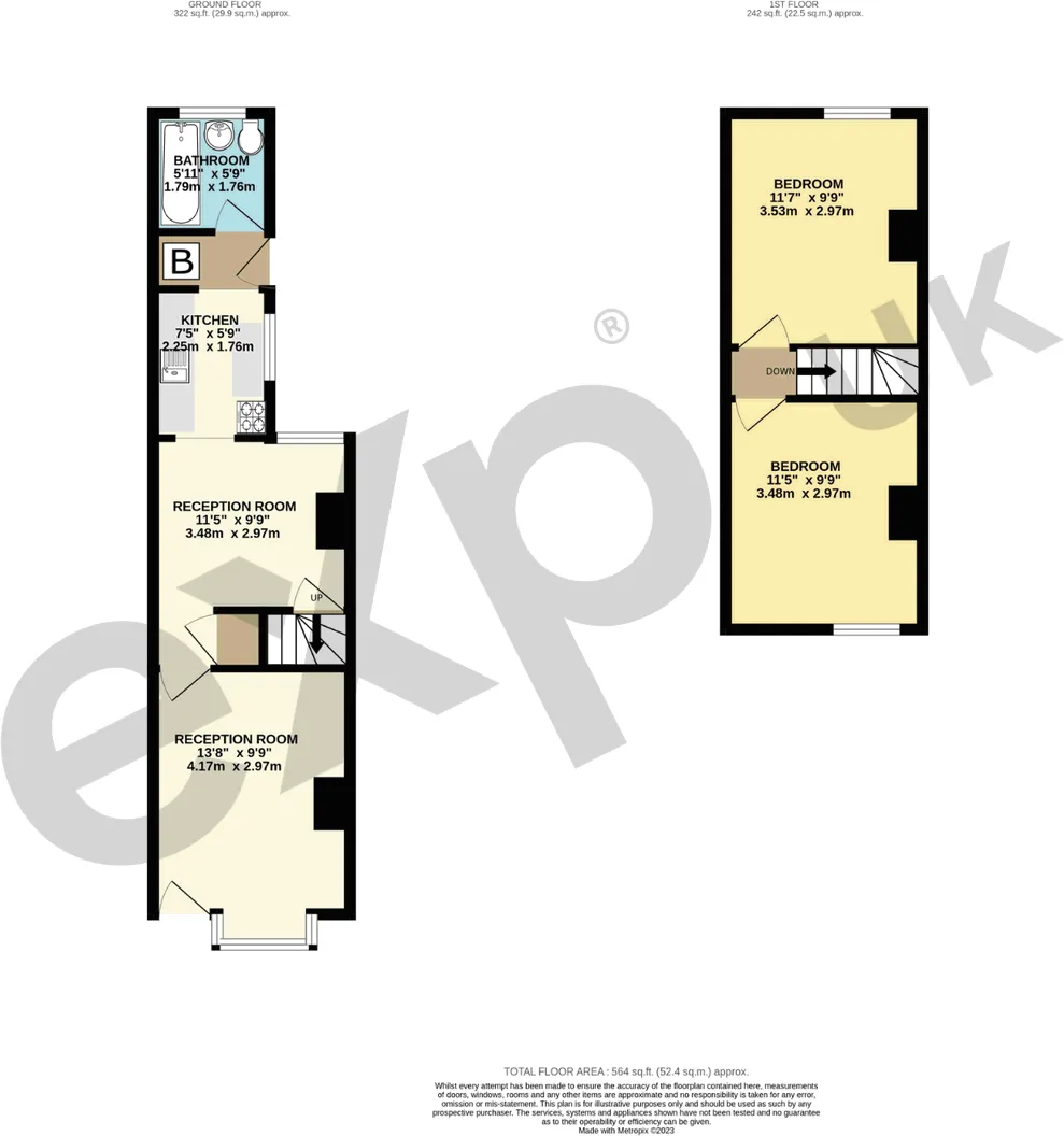 2 bed Terraced