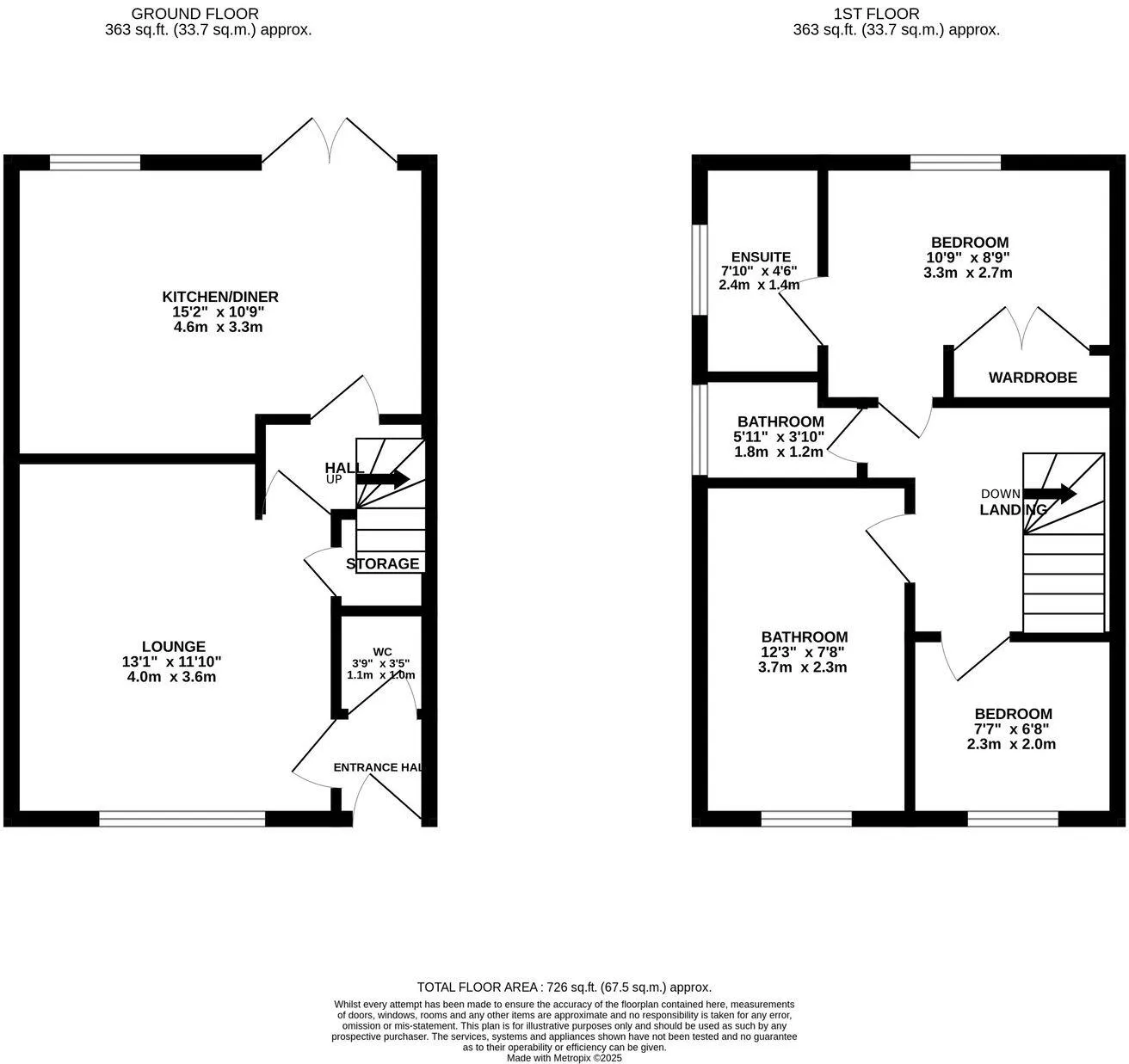2 bed Semi-Detached
