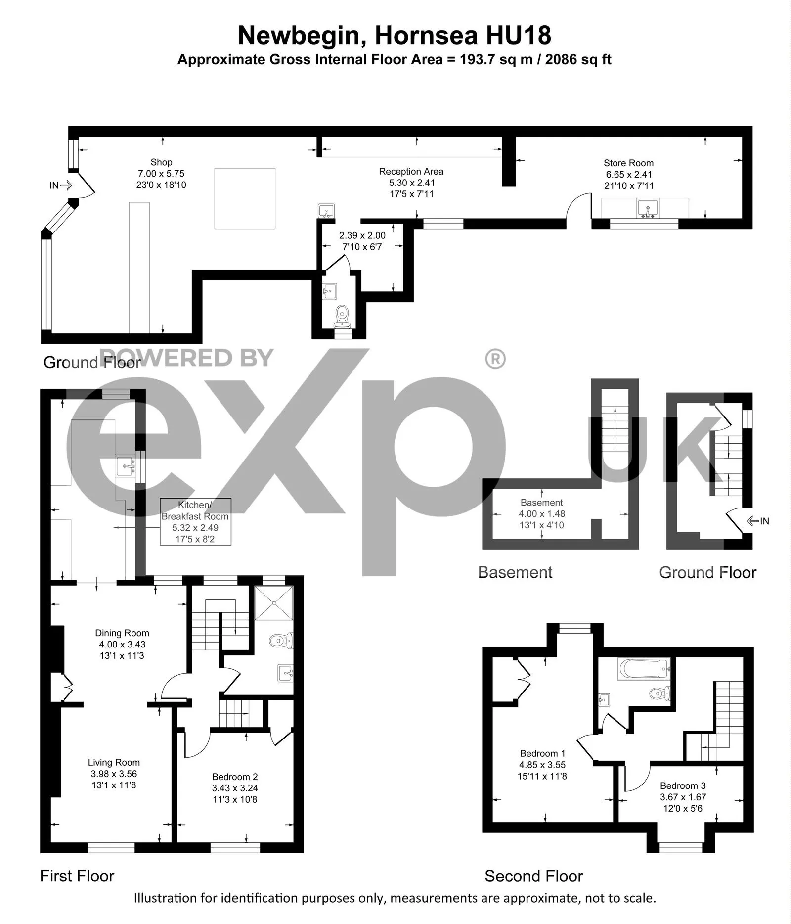 3 bed Terraced