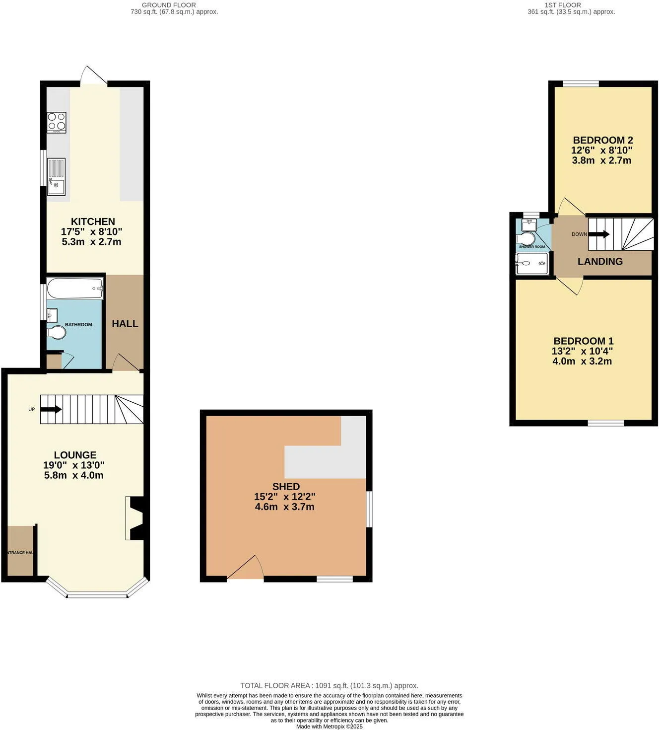 2 bed Terraced