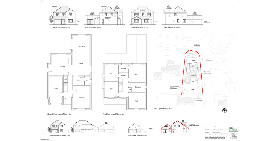 A great opportunity to acquire a single building plot on the edge of the quaint village of Marton. 