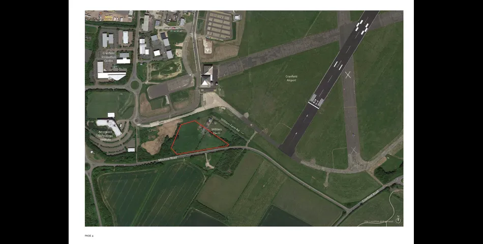 Sale of consented development land, Moulsoe Road, Cranfield Airport 