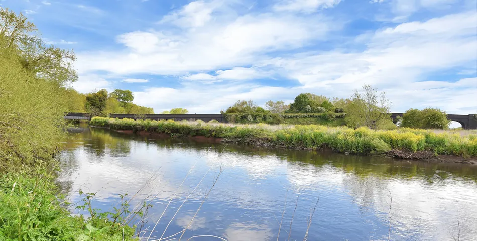 A smallholding with a cottage in need of total refurbishment, outbuildings and about 7.35 acres of land