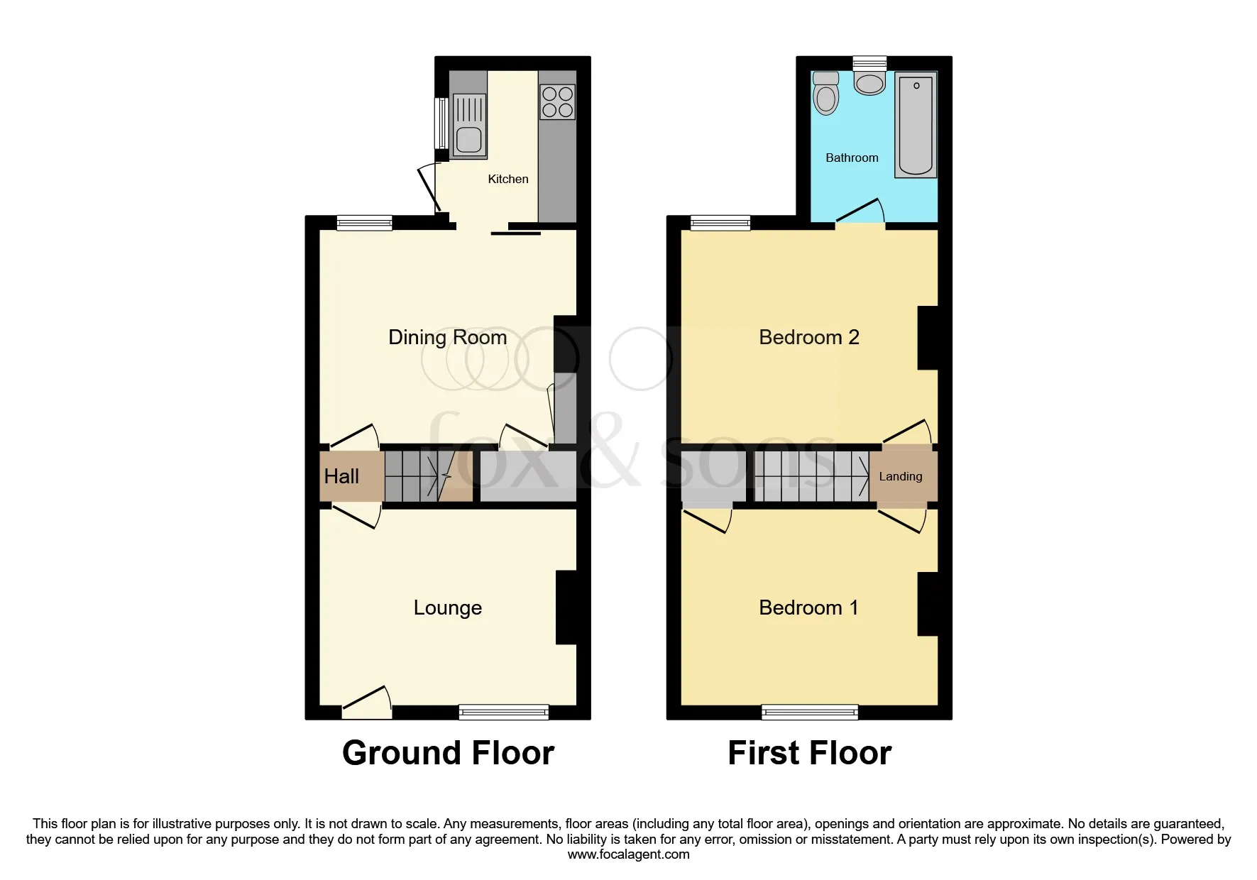 2 bed End of Terrace