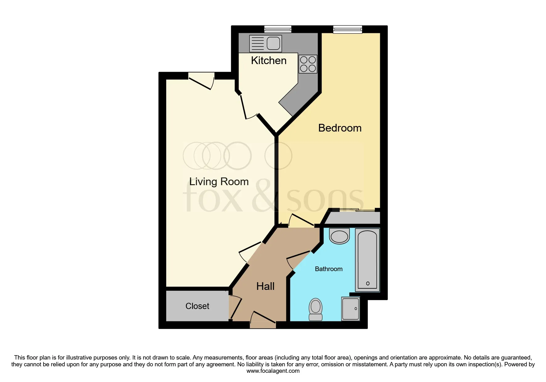 1 bed Retirement Property