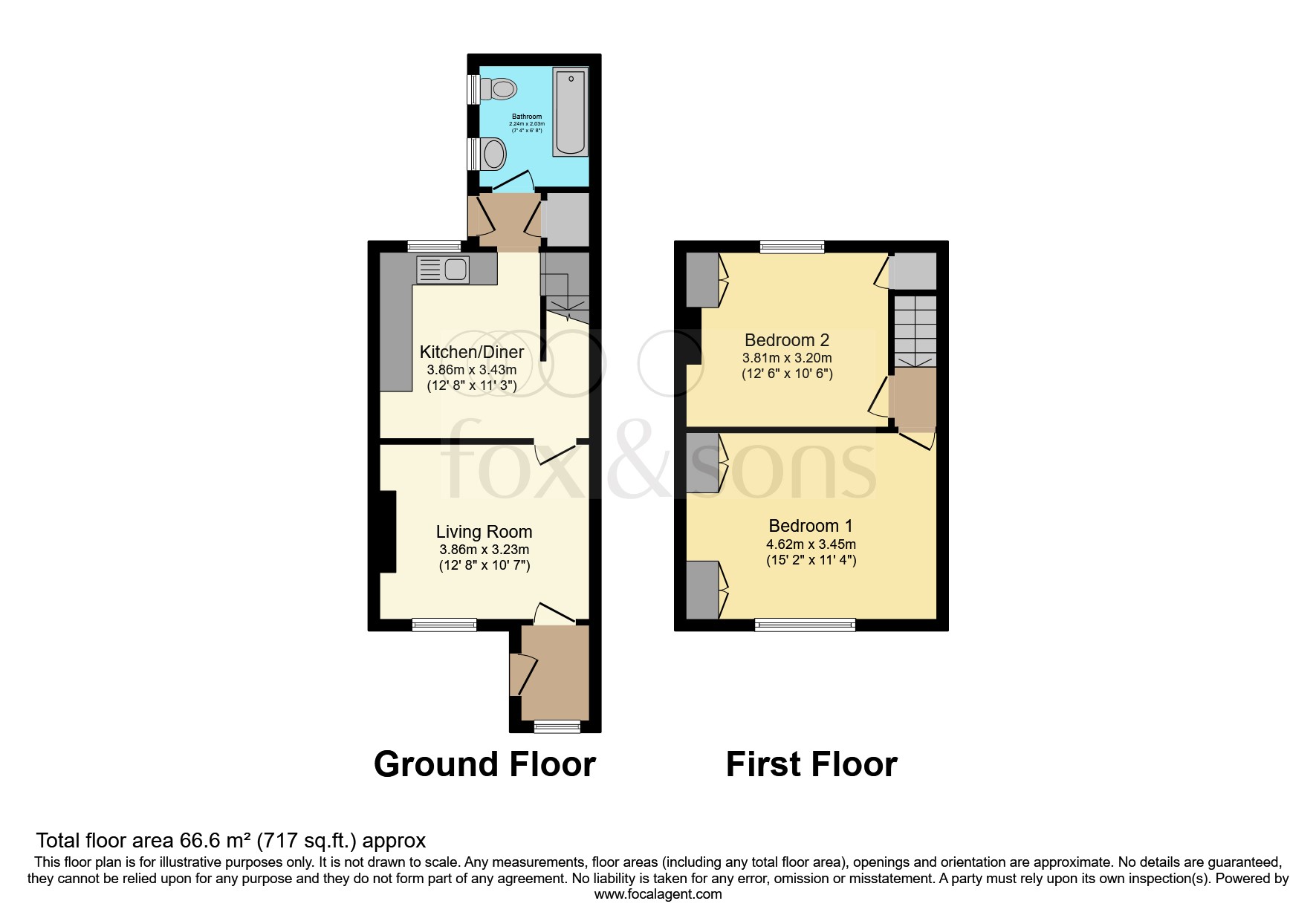 2 bed Terraced