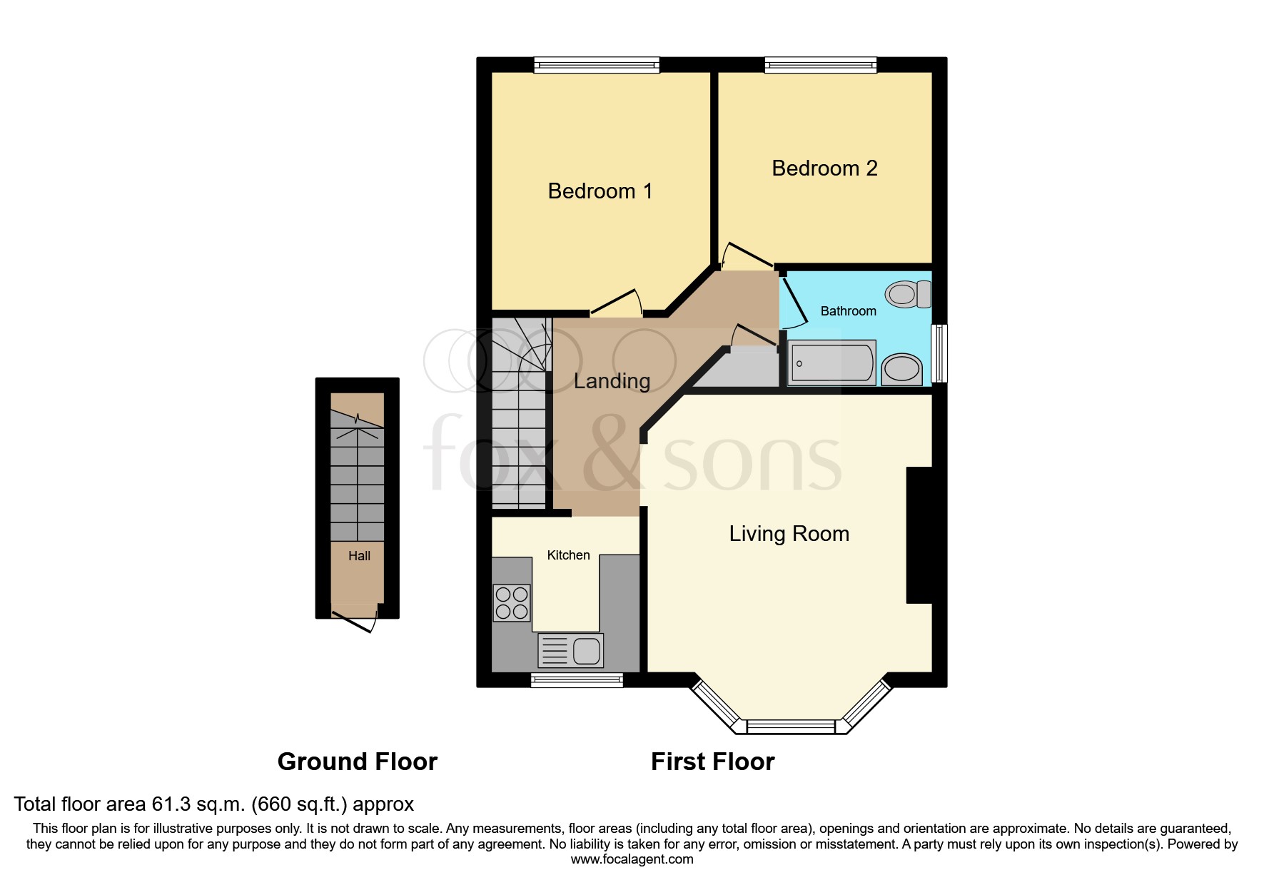 1 bed property
