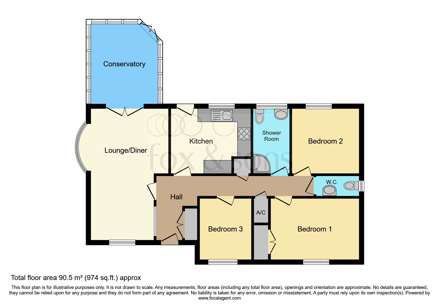 3 bed Detached Bungalow