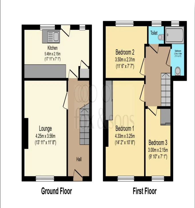3 bed Terraced