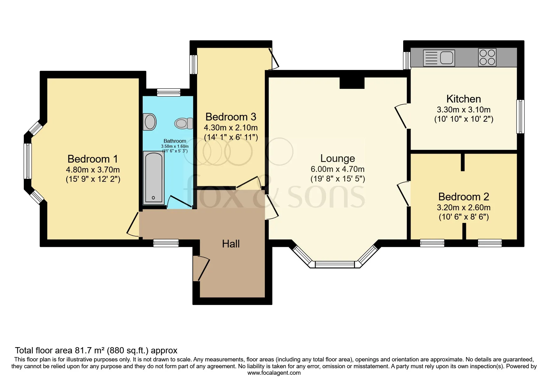 3 bed Apartment