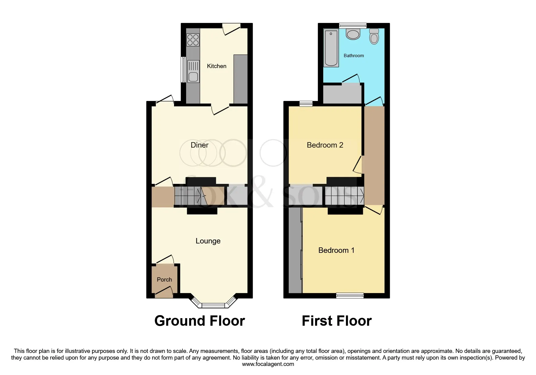 2 bed End of Terrace